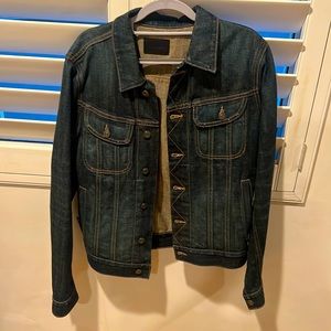 Vince Dark Blue Jean Jacket Like New
